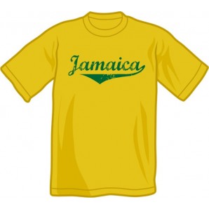 T-Shirt 'Jamaica - Vintage' black, sizes S, M, L
