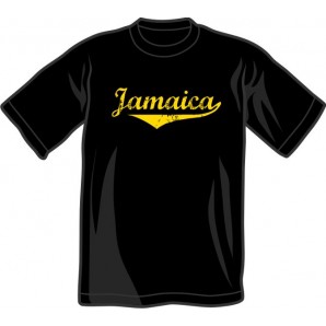 T-Shirt 'Jamaica' black - sizes S - 3XL
