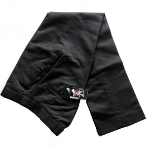 Warrior Vintage Sta Prest Trousers Black, size 28