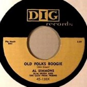 Simmons, Al 'Old Folks Boogie' + 'You Ain't Too Old'  7"