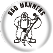 Button 'Bad Manners - Fatty' *Ska*