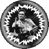 Button 'Johnny Cash - F***finger'