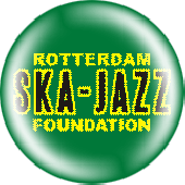 Button 'Rotterdam Ska Jazz Foundation - green' *Ska*