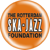 Button 'Rotterdam Ska Jazz Foundation - orange' *Ska*
