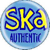 Button 'Ska Authentic - yellow' *Ska*