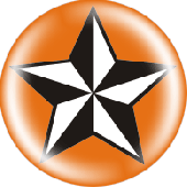 Button 'Star - orange'