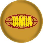 Button 'Tamla Records' light brown