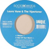 Vane, Laura & The Vipertones 'Steam' + 'A Man Of Your Word'  7"