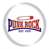 fridge magnet 'Punkrock - established 1976' 43 mm