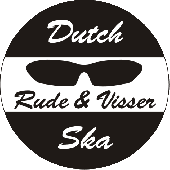 PVC sticker 'Rude & Visser - round'