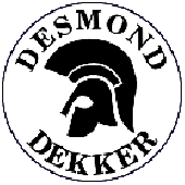 PVC sticker 'Desmond Dekker - round'
