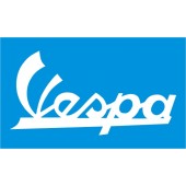 PVC sticker 'Vespa' 50s logo blue