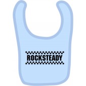 baby bib 'Rocksteady' light blue