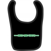 Lätzchen 'Save The Vinyl' schwarz