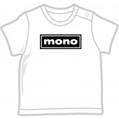 free for orders over  80 €: Baby Shirt 'Mono' four sizes white