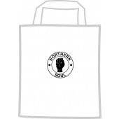free for orders over  80 €: mini cotton bag 'Northern Soul', white