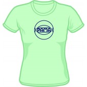 Girlie Shirt 'Pama Records' mint green, all sizes