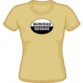 Girlie Shirt 'Skinhead Reggae' beige, all sizes