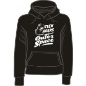 girlie hooded jumper 'Teenagers From Outer Space' all sizes