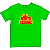 Kids Shirt 'Roots Reggae' kelly green, 5 sizes