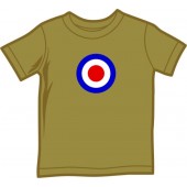Kids Shirt 'Mod Style - Target' olive, 5 sizes
