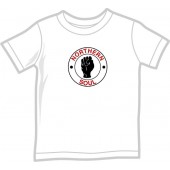 Kids Shirt 'Northern Soul' red/black on white, 5 sizes