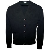 Relco Waffle Cardigan black, sizes S - 3XL