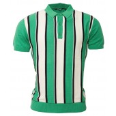 Relco Mens Knitted polo shirt - pistachio - VS-5, sizes M, L, XL