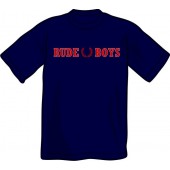 T-Shirt 'Rude Boys' navy blue, sizes small - 3XL