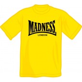 T-Shirt 'Madness' yellow, all sizes
