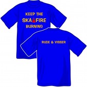 T-Shirt 'Rude & Visser - Keep The Fire - size small'