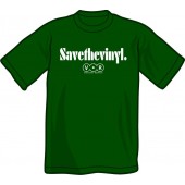 T-Shirt 'Save The Vinyl - V.O.R.' green, all sizes