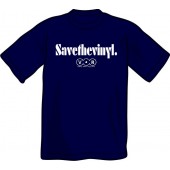 T-Shirt 'Save The Vinyl - V.O.R.' navy blue, all sizes