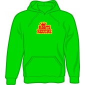 hooded jumper 'Roots Reggae' kelly green, all sizes