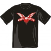 T-Shirt 'Cock Sparrer' black, all sizes