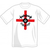 T-Shirt 'Angelic Upstarts - England' white, all sizes