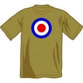 T-Shirt 'Mod Style - Target' olive all sizes