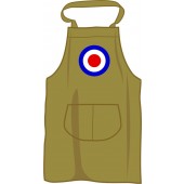 BBQ apron 'Mod Style Target', olive green