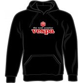 hooded jumper 'Vespa - The real Scooter' black, all sizes