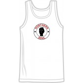 tank top 'Northern Soul' red/black on white, all sizes
