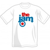 T-Shirt 'The Jam' white, all sizes