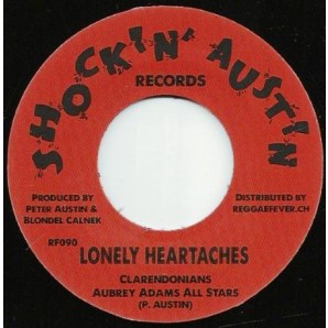 Austin, Peter & The Clarendonians 'Lonely Heartaches' + Larry Marshall & Peter Austin 'Money Girl'  7"