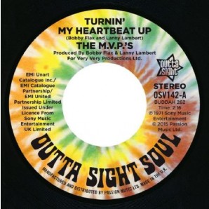 M.V.P.'s 'Turnin' My Heartbeat Up (Stereo/Mono)'  7"