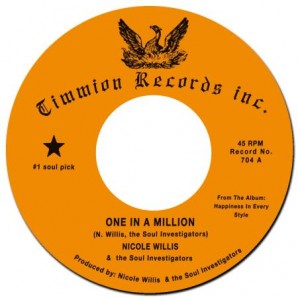 Willis, Nicole & The Soul Investigators 'One In A Million'  7" 