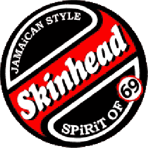 Aufnaeher 'Skinhead - Spirit Of 69'  8 cm rund