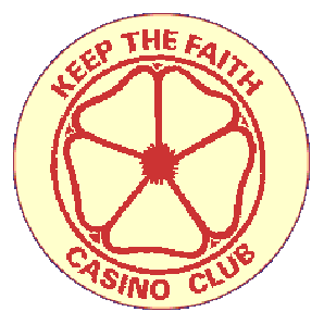 Aufnaeher 'Keep The Faith - Casino Club'