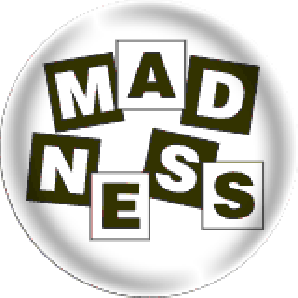 Button 'Madness - Logo 2' *Ska*