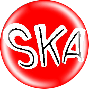 Button 'SKA - red' *Ska*