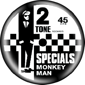 Button 'Specials - Monkey Man' *Ska*