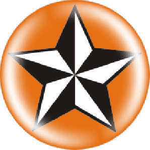 Button 'Star - orange'